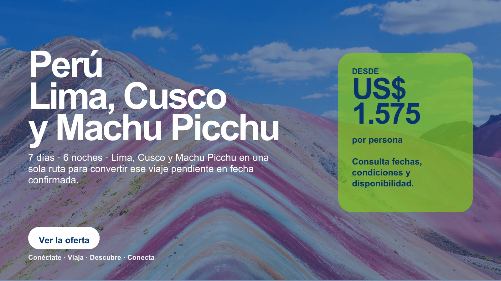 Oferta de viaje a Perú: Lima, Cusco y Machu Picchu