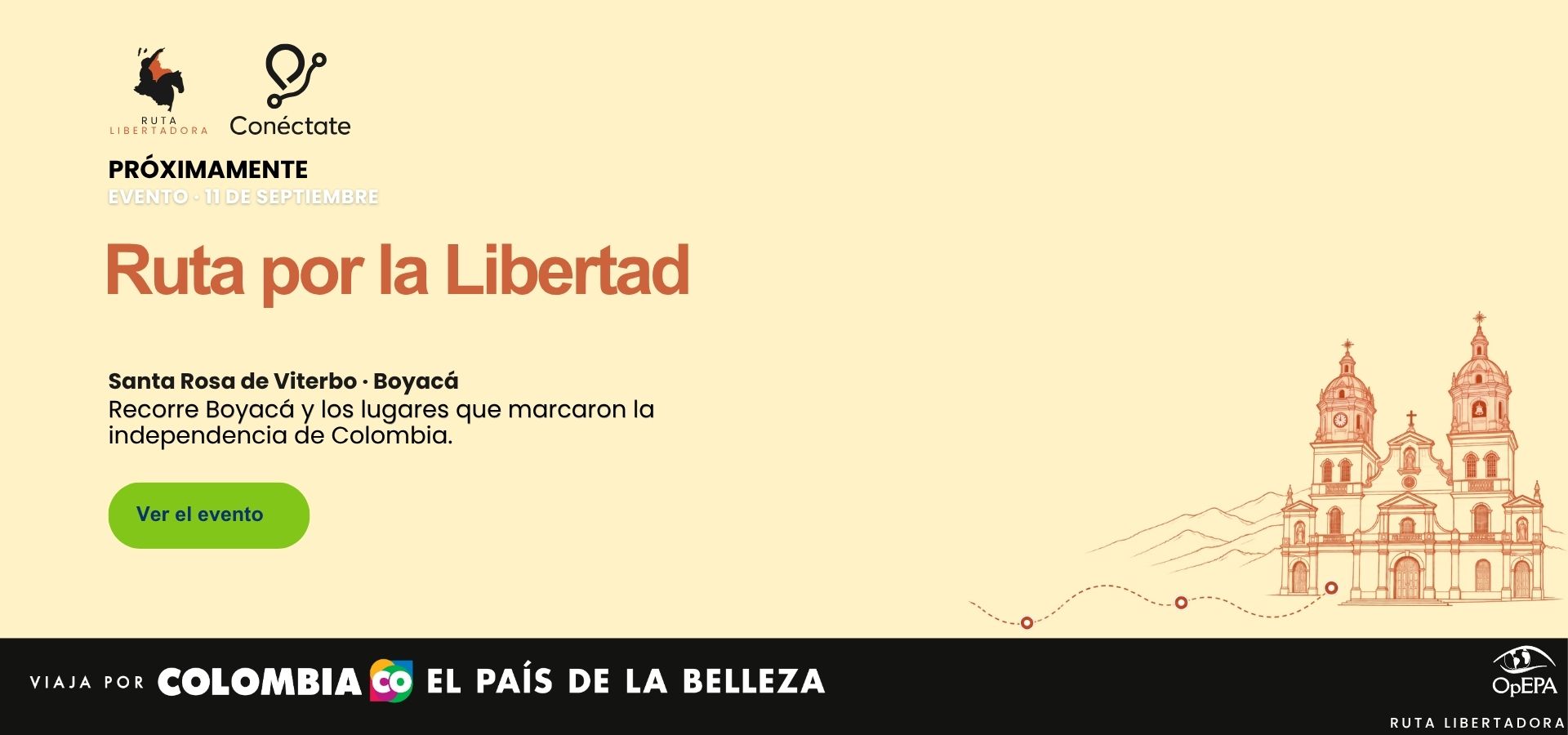 Ruta por la Libertad. Santa Rosa de Viterbo, Boyacá. Ver el evento.