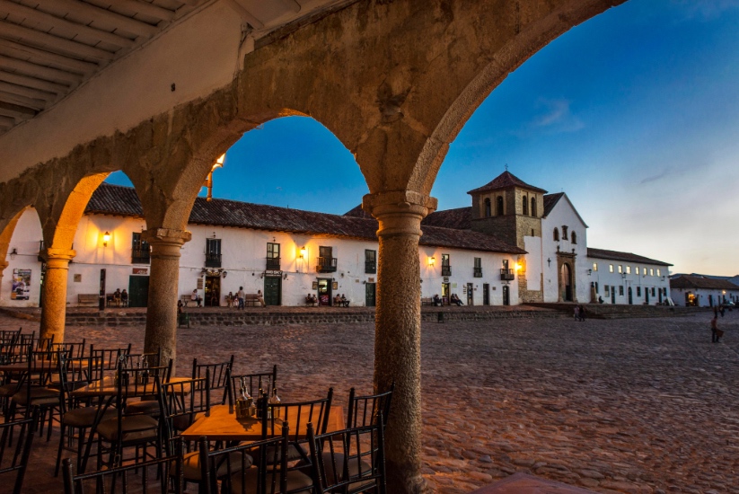 Plaza y arquitectura de Villa de Leyva